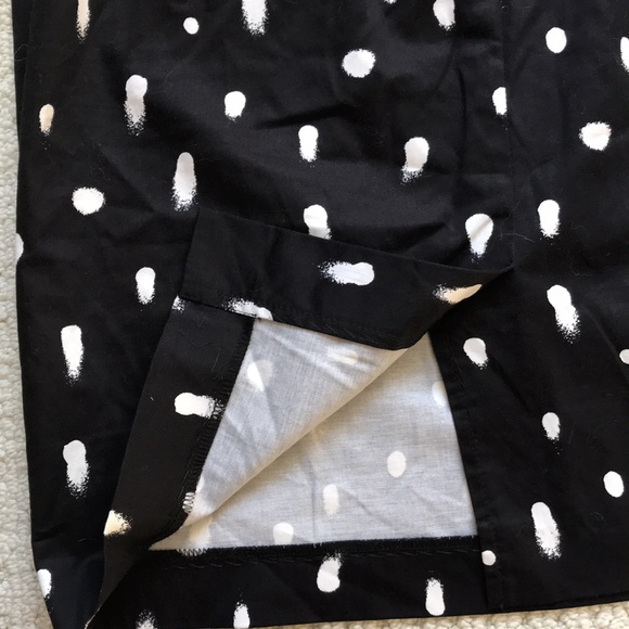 French Connection FCUK Black & White Sleeveless Sheath Dress Back Zip size 4 XS - Picture 9 of 9